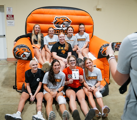 College Athletes Team Photo Doane University