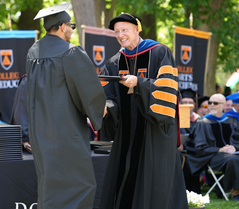 College Graduation Ceremony Diploma Award
