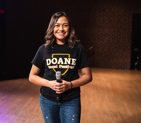 Doane Vocal Festival Singer On Stage