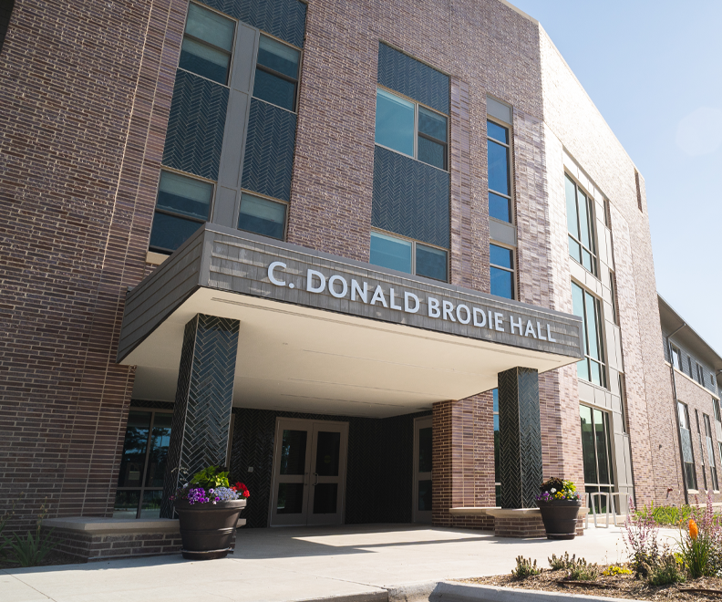 C Donald Brodie Hall Campus Building