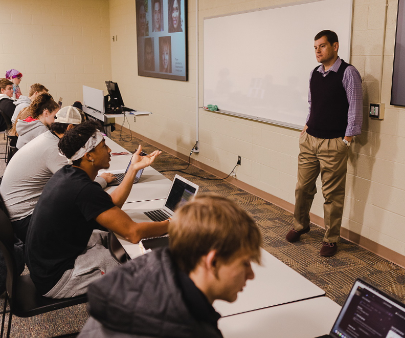 College Classroom Lecture Discussion