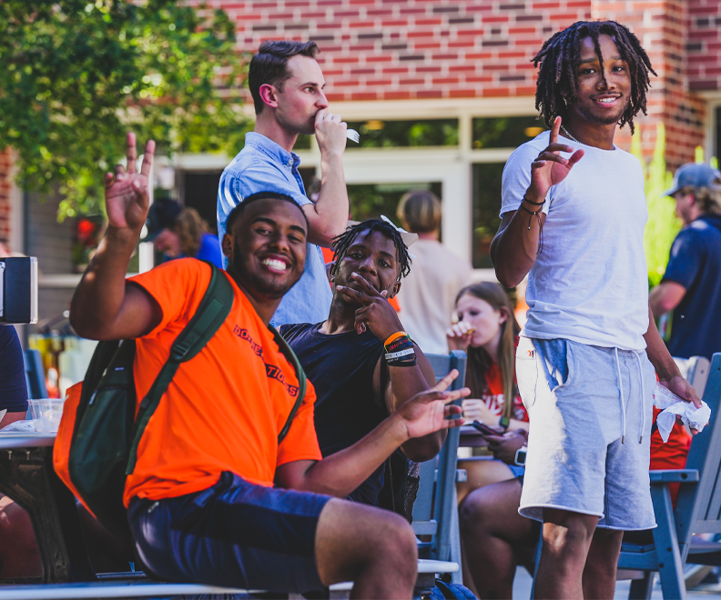 College Students Campus Event