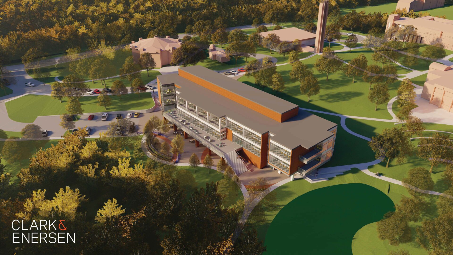 New Academic Building Aerial View